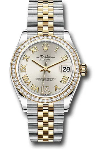   x Steel and Yellow Gold Datejust 31 Watch - Diamond Bezel - Silver Diamond Roman Six Dial - Jubilee Bracelet 278383RBR sdr6j Datejust watch for sale   x Datejust watch