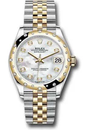   x Steel and Yellow Gold Datejust 31 Watch - Domed Diamond Bezel - Mother-of-Pearl Diamond Dial - Jubilee Bracelet 278343 mdj Datejust watch for sale   x Datejust watch