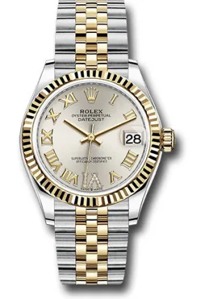   x Steel and Yellow Gold Datejust 31 Watch - Fluted Bezel - Silver Diamond Roman Six Dial - Jubilee Bracelet 278273 sdr6j Datejust watch for sale   x Datejust watch