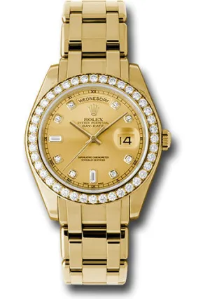   x Yellow Gold Day-Date Special Edition 39 Watch - 40 Diamond Bezel - Champagne Diamond Dial - 18948 chd Day-Date Watches Affordable Day-Date Watch