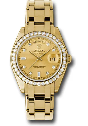   x Yellow Gold Day-Date Special Edition 39 Watch - 40 Diamond Bezel - Champagne Diamond Dial - 18948 chd Day-Date Watches Affordable Day-Date Watch
