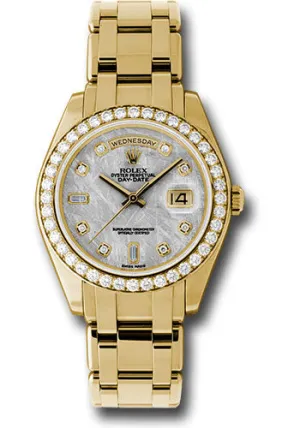   x Yellow Gold Day-Date Special Edition 39 Watch - 40 Diamond Bezel - Meteorite Diamond Dial - 18948 mtd Day-Date Watches Affordable Day-Date Watch