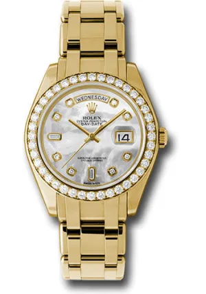   x Yellow Gold Day-Date Special Edition 39 Watch - 40 Diamond Bezel - Mother-Of-Pearl Diamond Dial - 18948 md Day-Date Watches Affordable Day-Date Watch